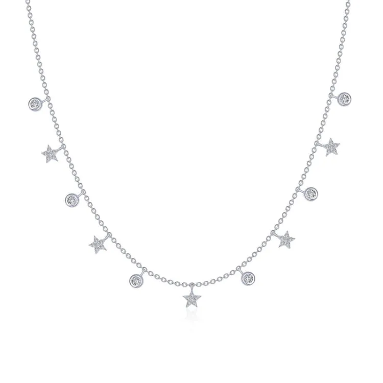 0.73 CTW Starfall Necklace