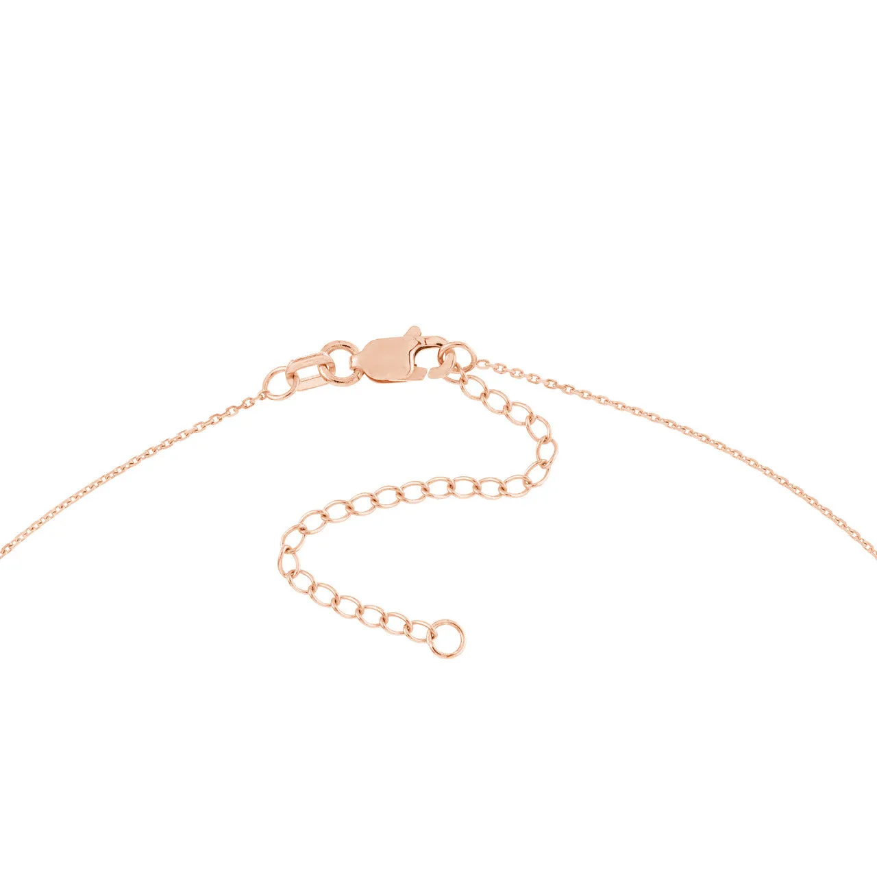 14K Rose Gold Bar Necklace