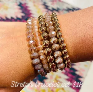 5pc Layered Stretch Bracelet Stack