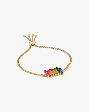 Amalfi Stacker Rainbow Pulley Bracelet