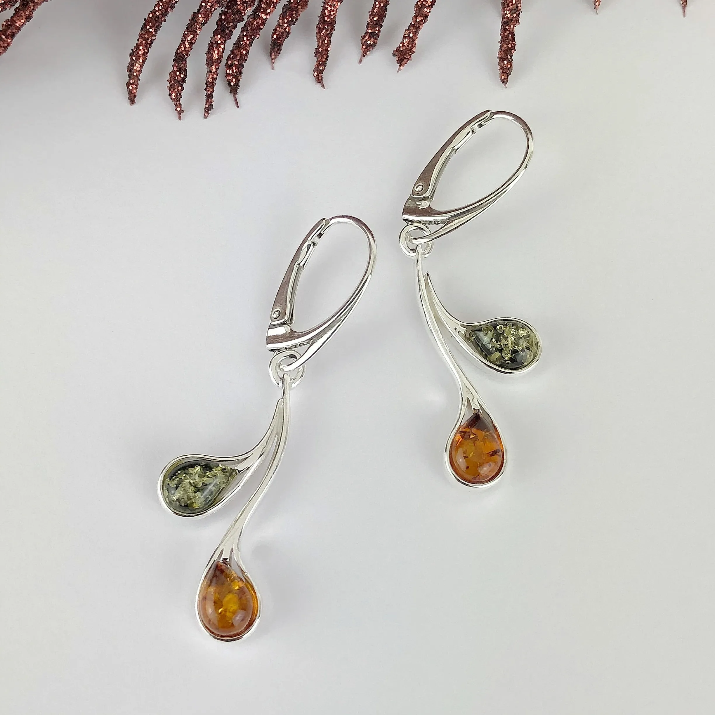 Amber Swing Earrings - VE575