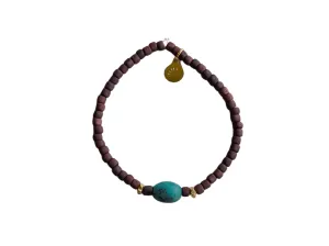 BAD MOOD gemstone thin bracelet • XS