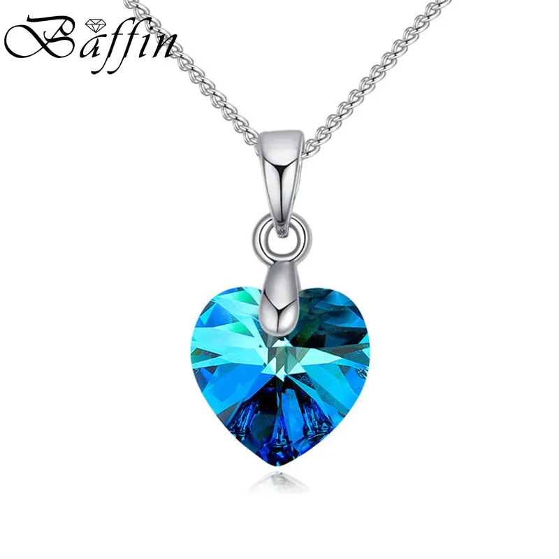 BAFFIN   Swarovski Crystal Heart Pendant Necklace for Women