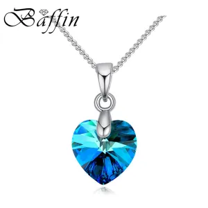 BAFFIN   Swarovski Crystal Heart Pendant Necklace for Women