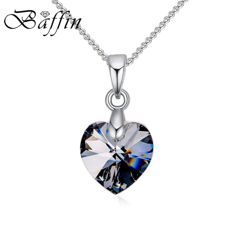 BAFFIN   Swarovski Crystal Heart Pendant Necklace for Women