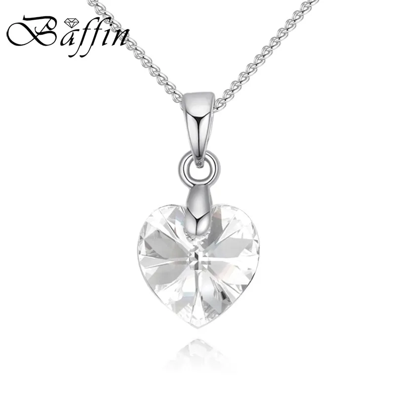 BAFFIN   Swarovski Crystal Heart Pendant Necklace for Women