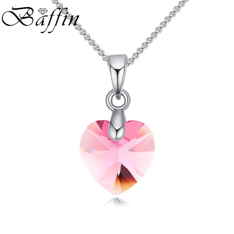 BAFFIN   Swarovski Crystal Heart Pendant Necklace for Women