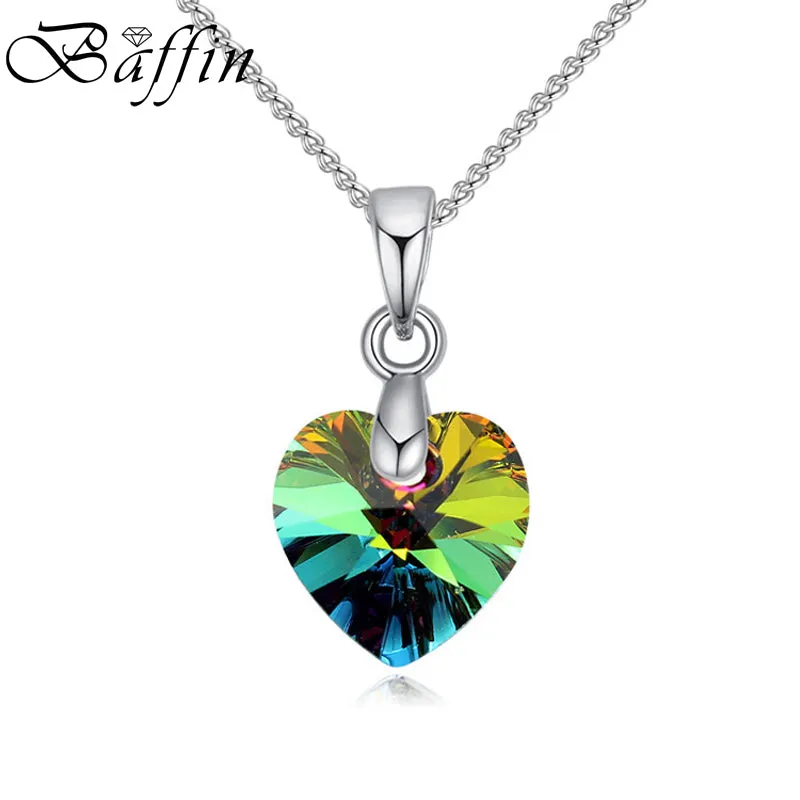 BAFFIN   Swarovski Crystal Heart Pendant Necklace for Women