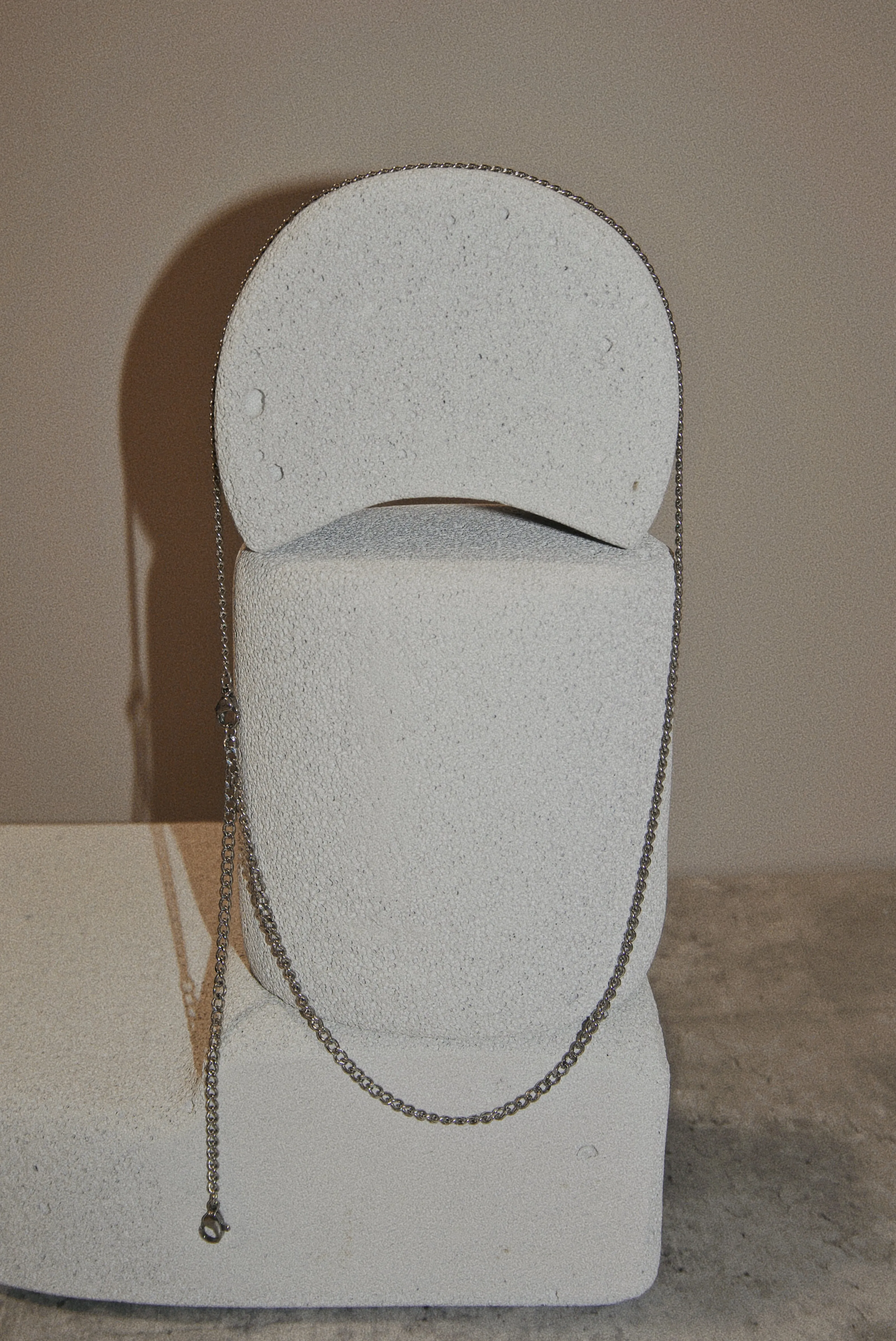 Basic 3mm Curb Chain Necklace