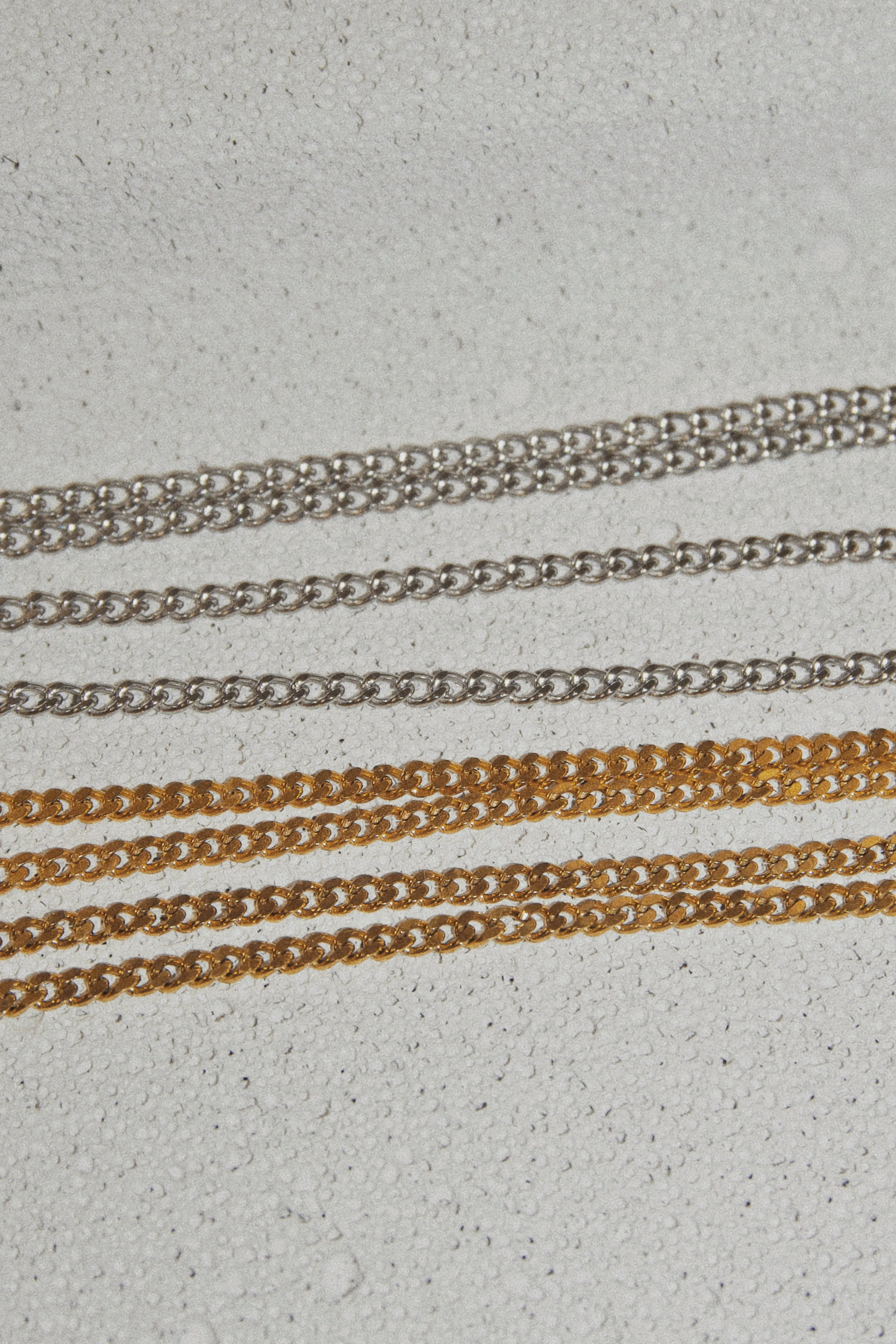 Basic 3mm Curb Chain Necklace