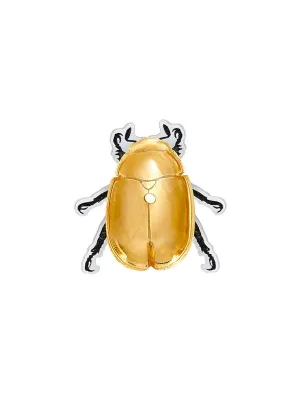 Beetle Brooch - Gold