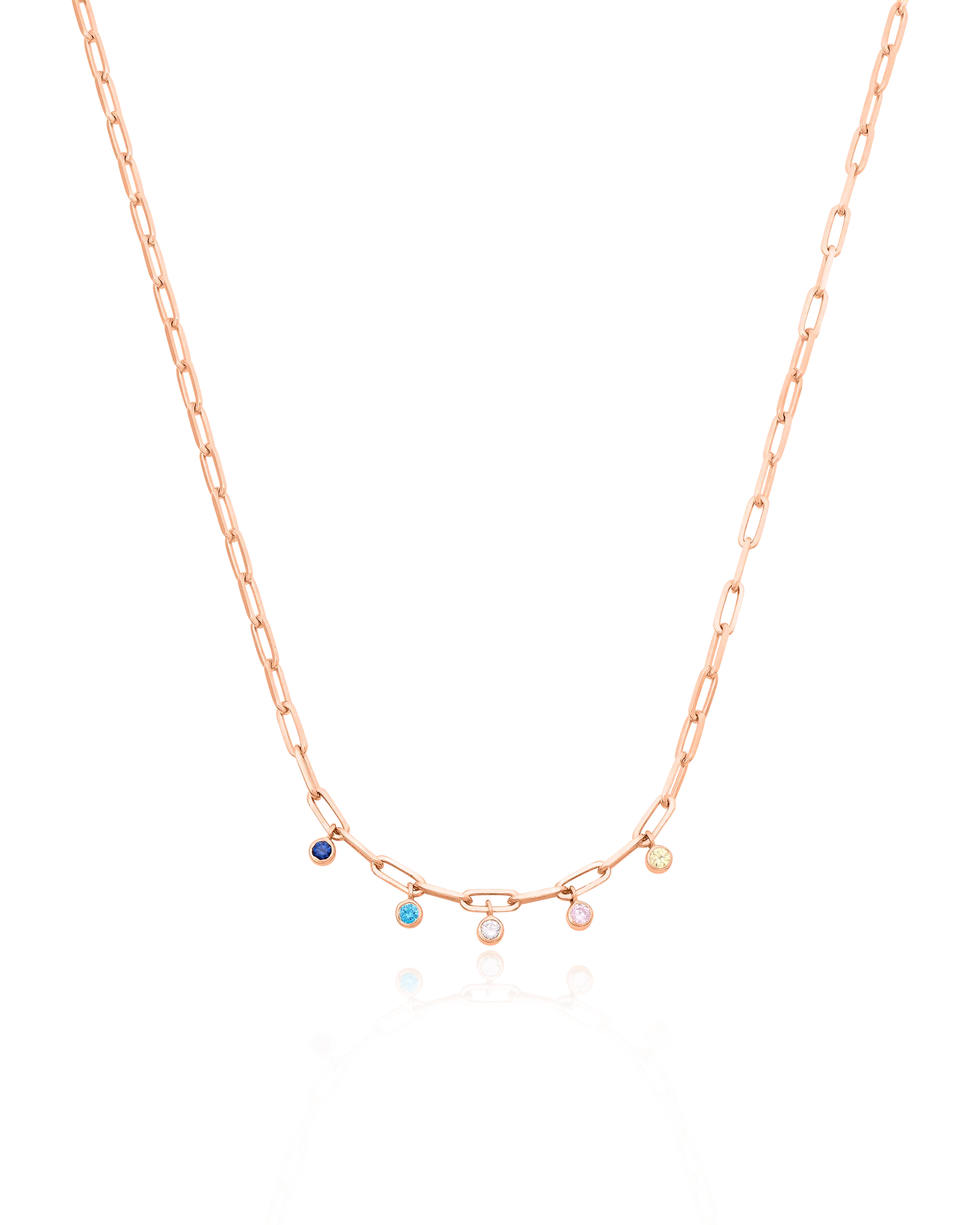 Bermuda Birthstone Necklace  - 18K Gold Vermeil