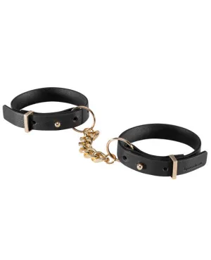 Bijoux Indiscrets Maze Thin Cuffs - Black