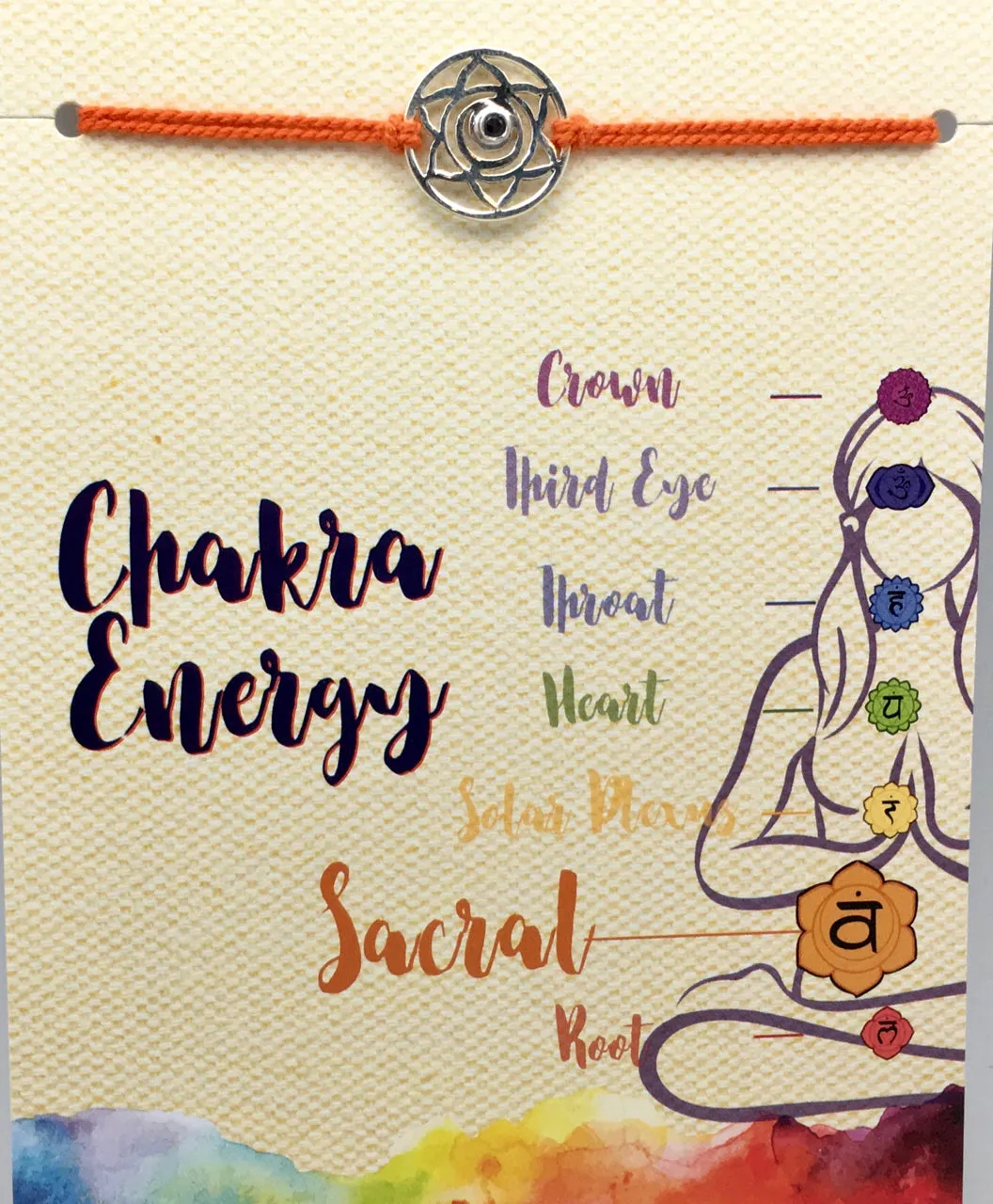 Bitsy Silver Chakra Charm Bracelets