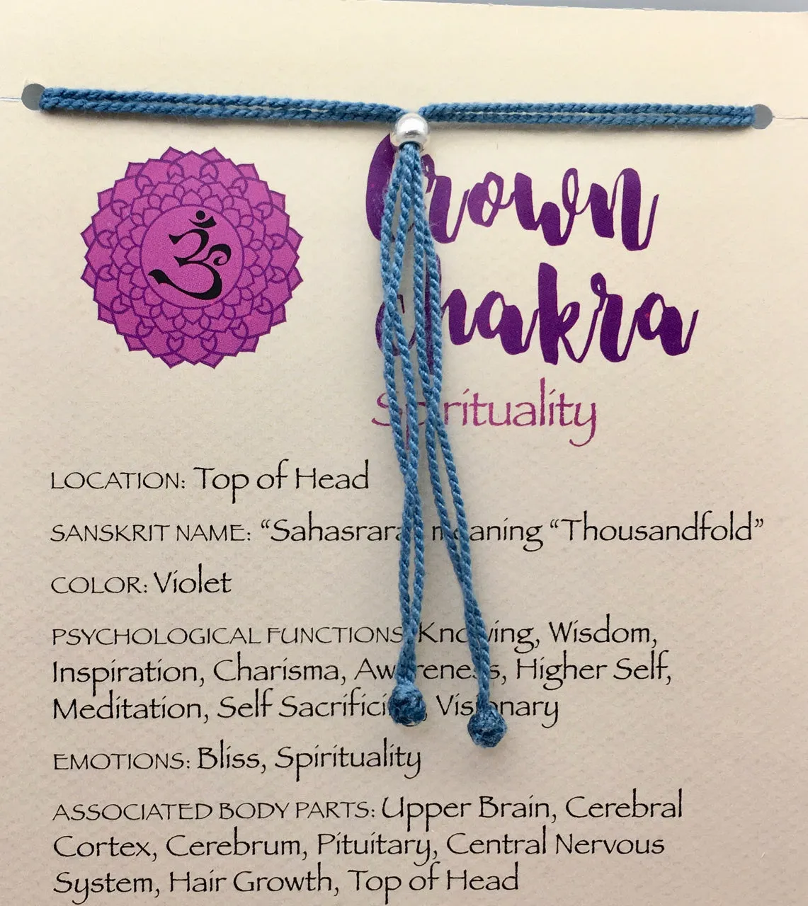 Bitsy Silver Chakra Charm Bracelets