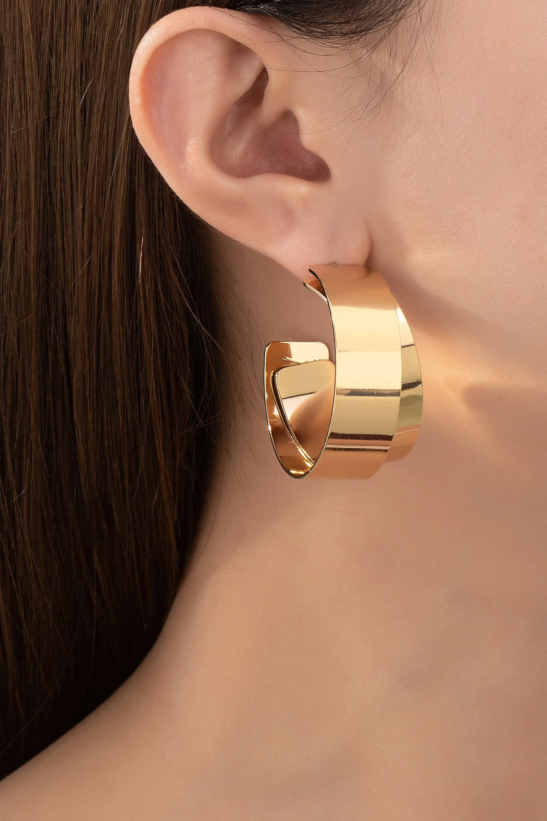 Bold Layers Hoop Earrings