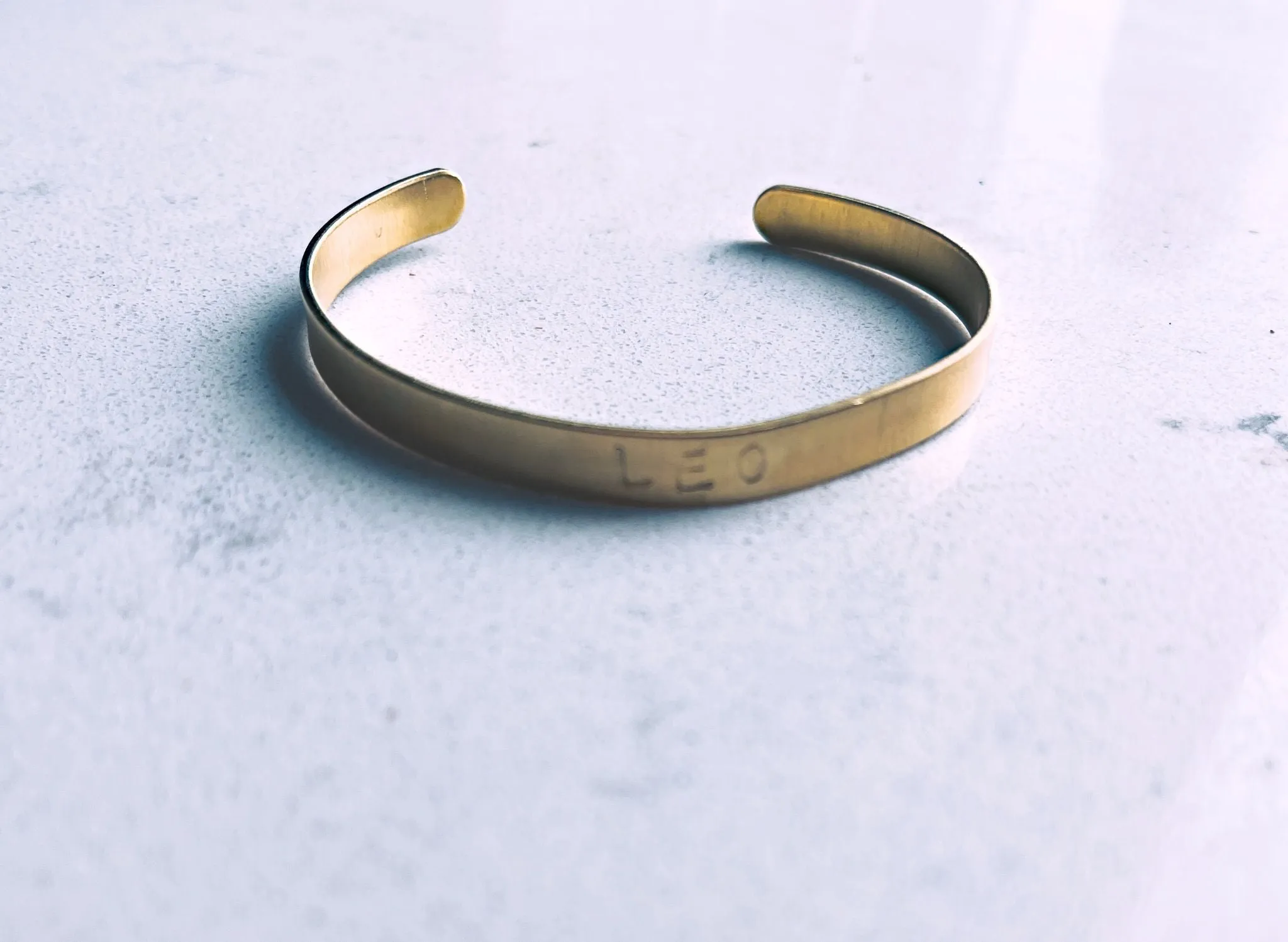 Brass Zodiac Cuffs