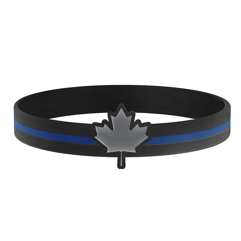 Canada Thin Blue Line Wristband