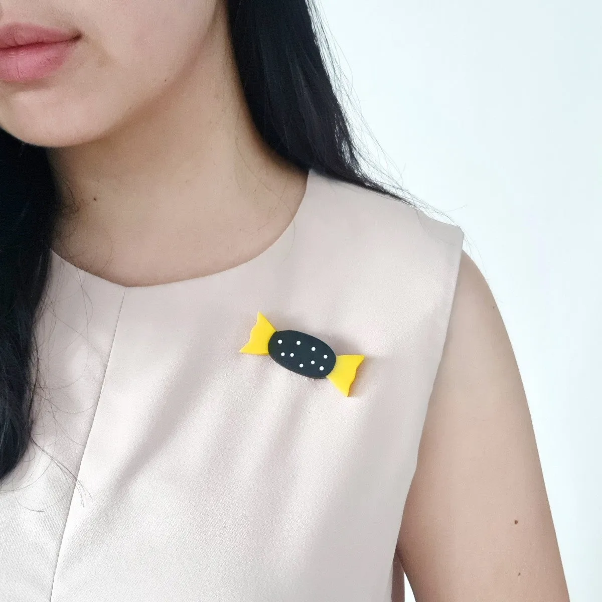 Candy Brooch - Lemon Cola