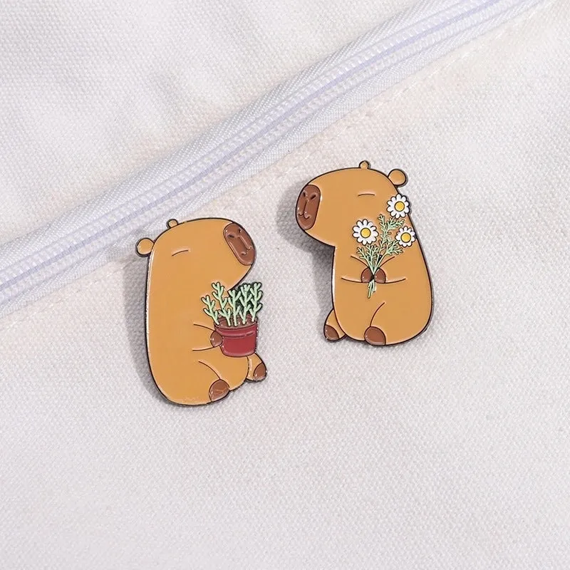 Cartoon Style Cowboy Style Animal Alloy Stamping Stoving Varnish Plating Unisex Brooches