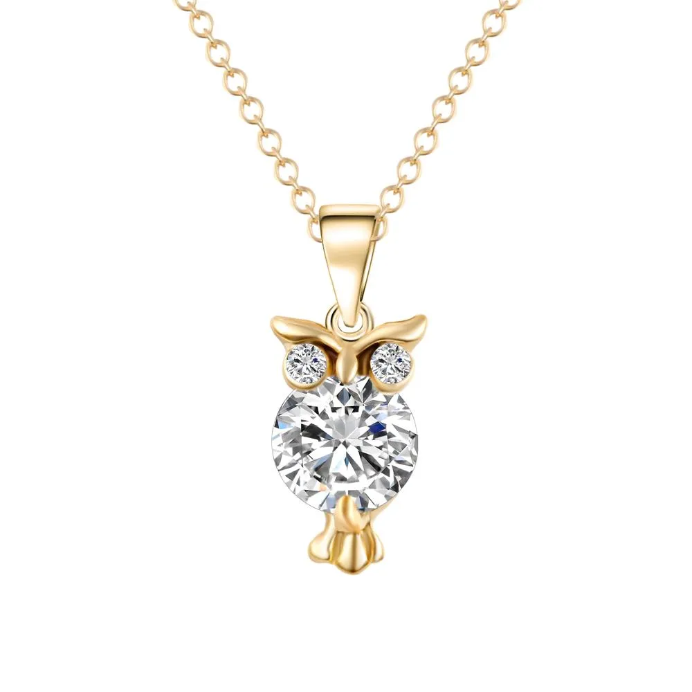 Crystal Owl Necklace