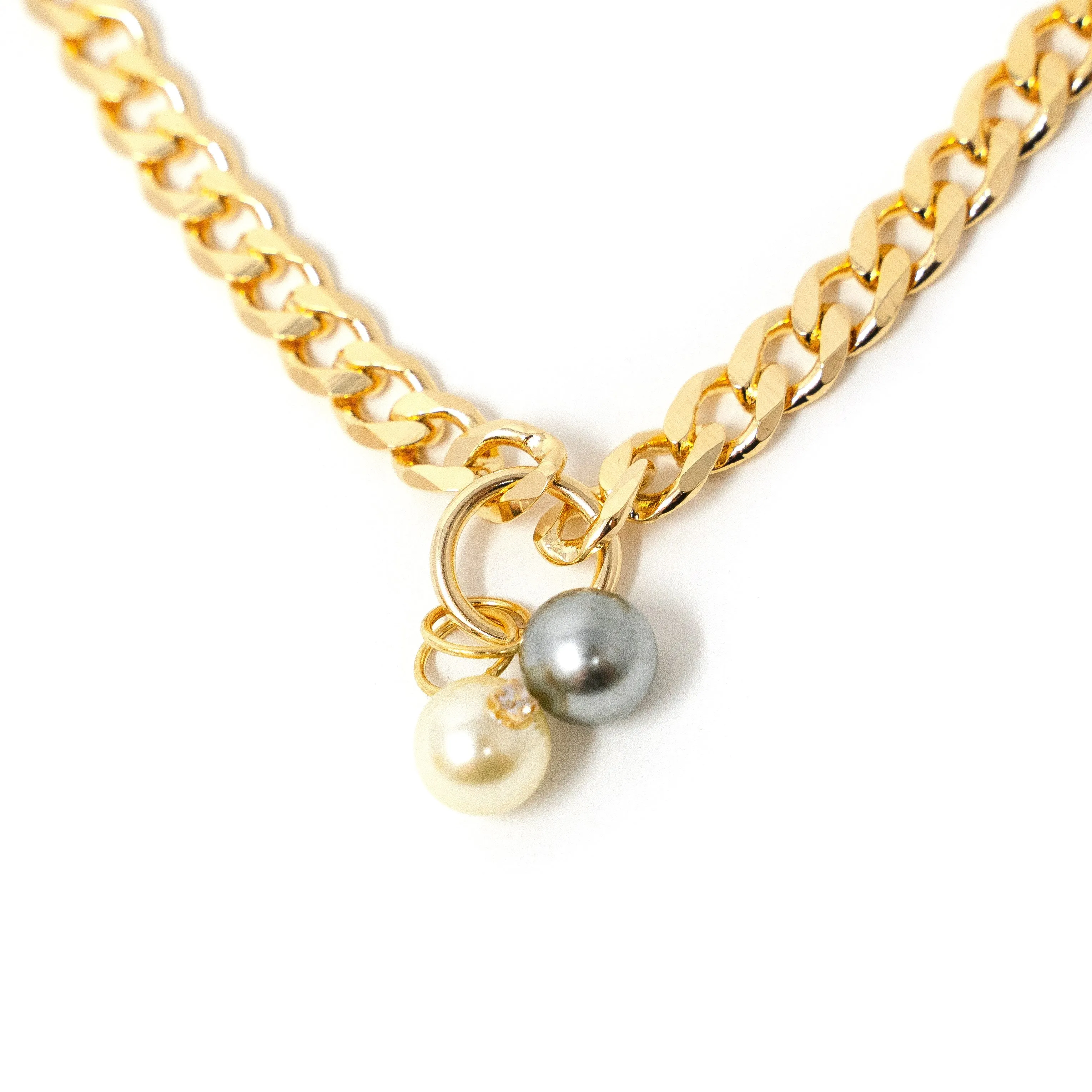 Cuban Chain Link Charm Necklaces