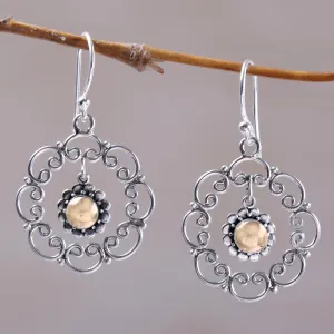 Delightful Denpasar Sterling Silver Earrings