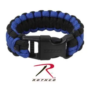 Deluxe Thin Blue Line Paracord Bracelet