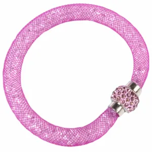 DRESS IT UP - DARK PINK - Mesh Bracelets