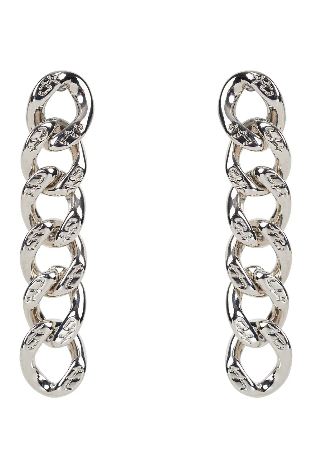 eb&ive Meta Earring - Silver Link