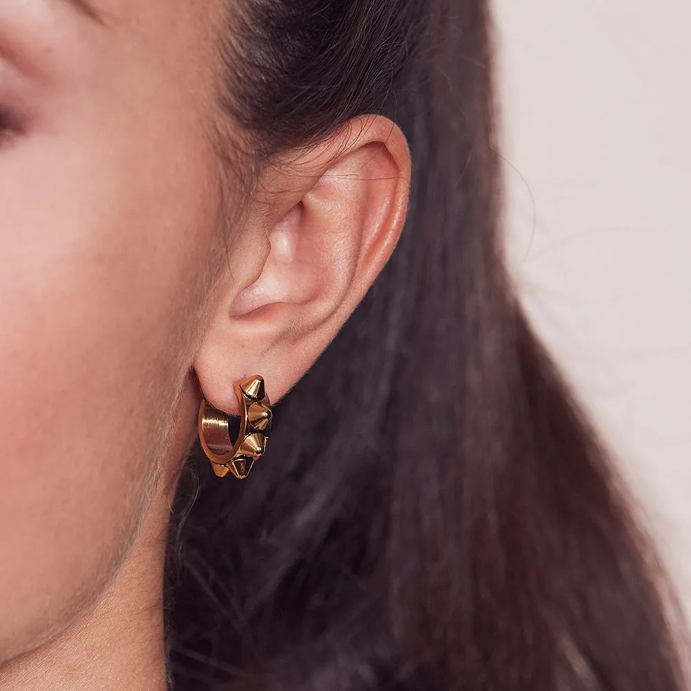 Edblad Peak Creoles Small Earrings - Gold