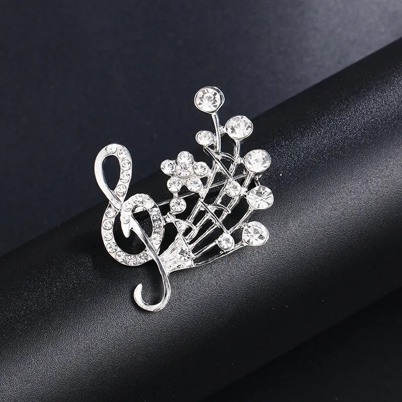 Elegant Pin Leaf Flower Butterfly Alloy Plating Inlay Rhinestones Pearl Women'S Brooches