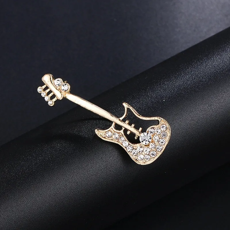 Elegant Pin Leaf Flower Butterfly Alloy Plating Inlay Rhinestones Pearl Women'S Brooches