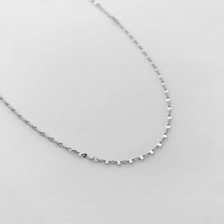 esme faceted chain necklace