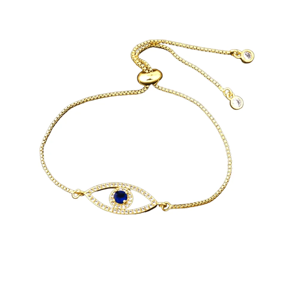 Evil Eye Cubic Zircon Bracelet