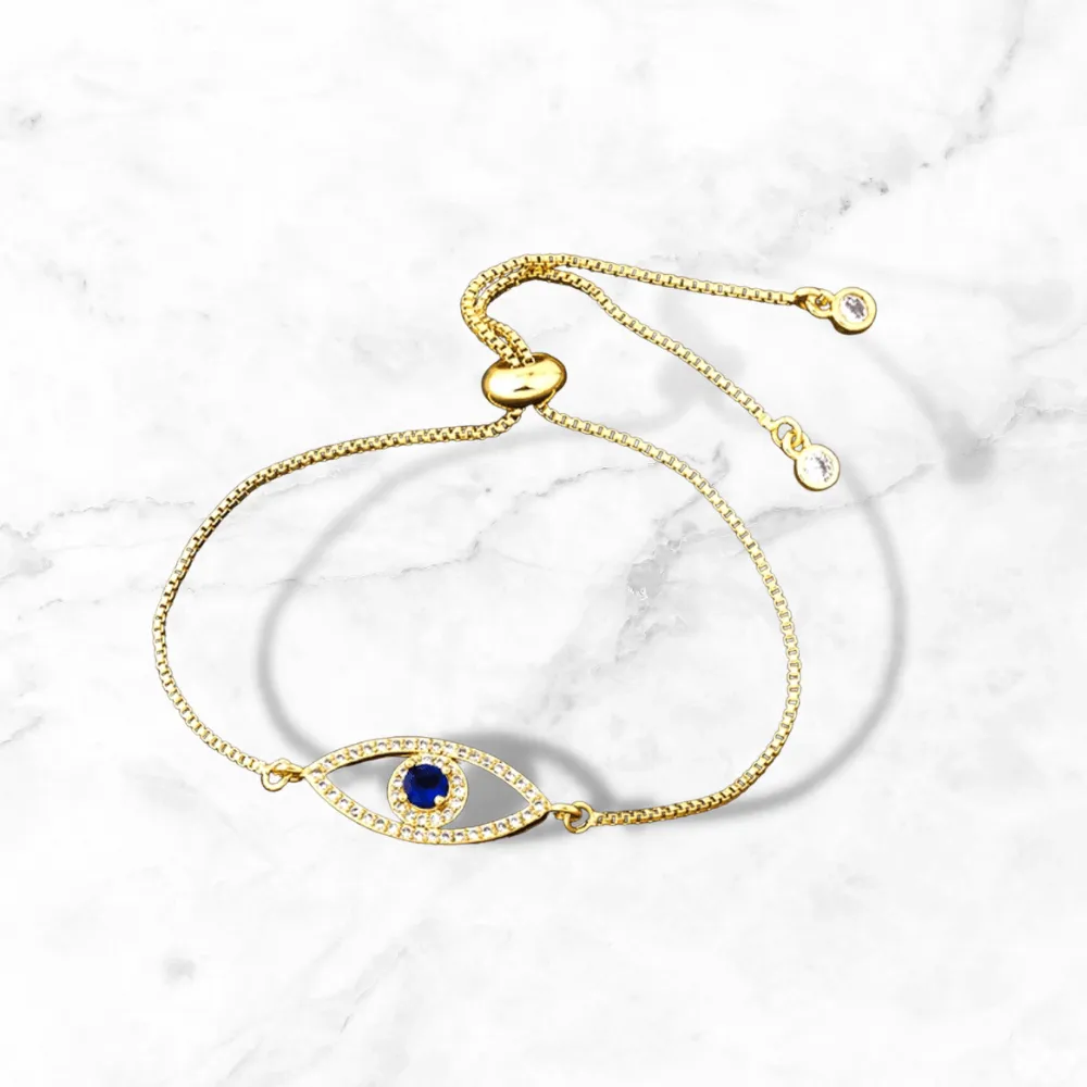 Evil Eye Cubic Zircon Bracelet