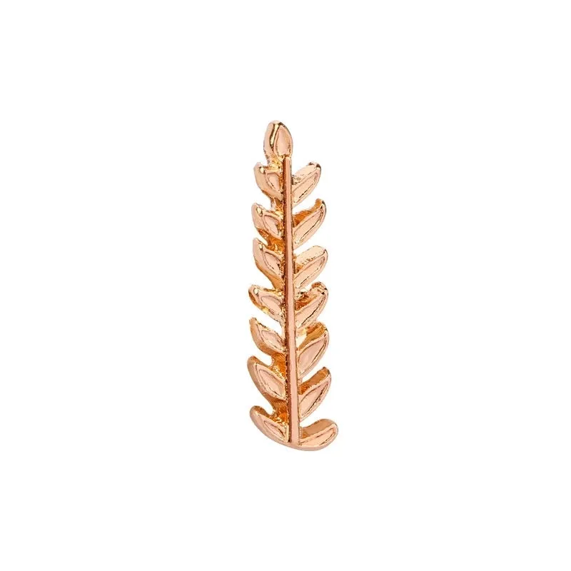 Fashion Pin Leaf Alloy Enamel Unisex Brooches