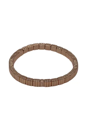 GOLD LINE TILE BRACELET THIN