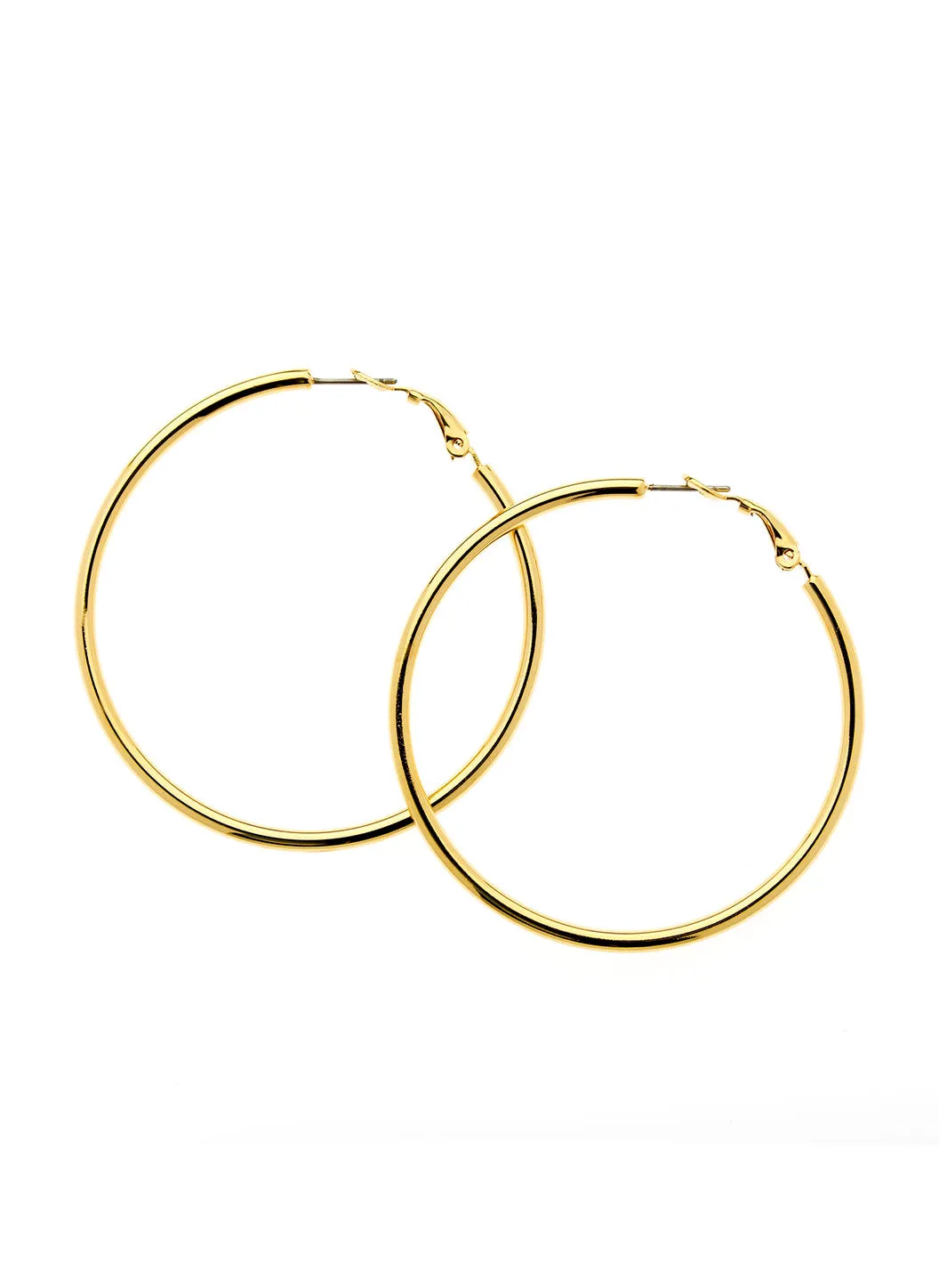 Gold Medium Hoop Earrings