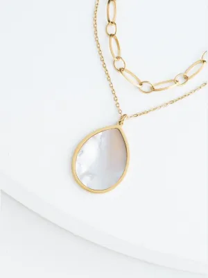 Holly Layered Mother-of-Pearl Necklaces