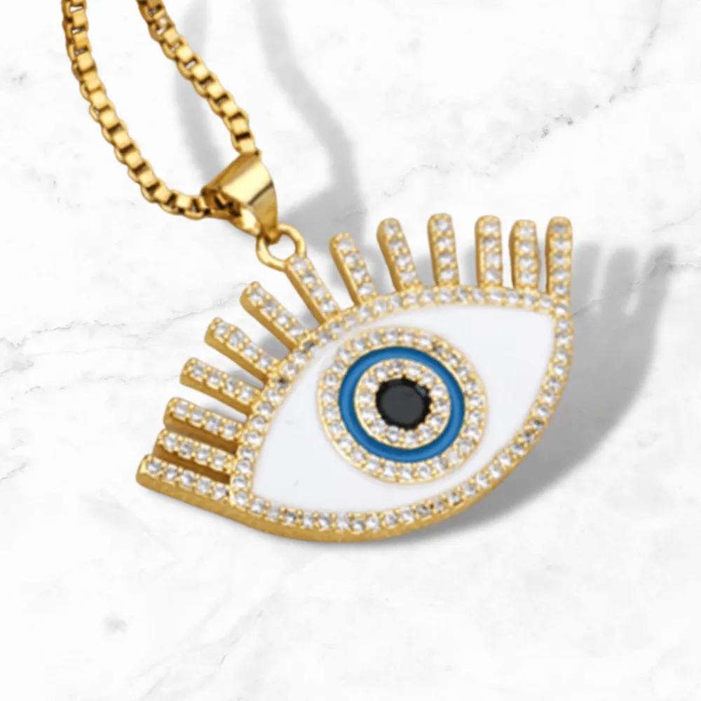 Large Evil Eye Necklace