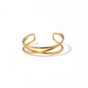 Layered Cuff Bangle