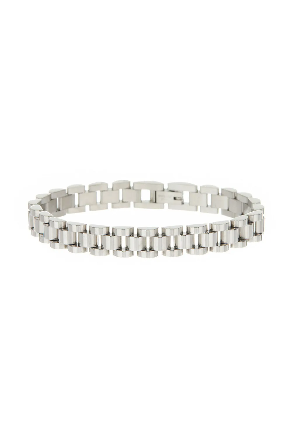 Luv AJ Timepiece Bracelet in Silver