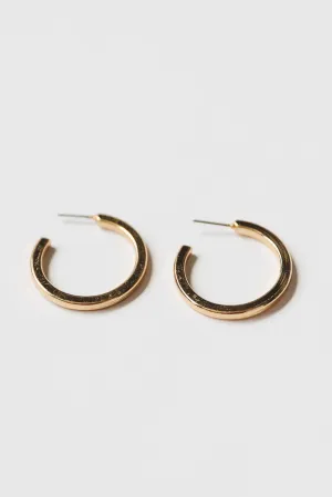 Lynsey Gold Hoop Earrings - Final Sale