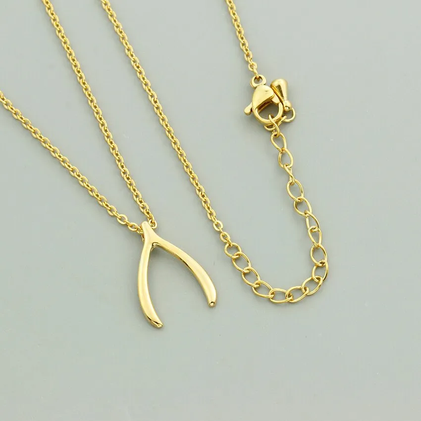 Minimalist Deer Horn Antler Necklace Pendant Women