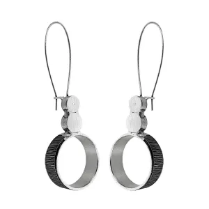 Modern Architectural Hoop Earrings By Aris