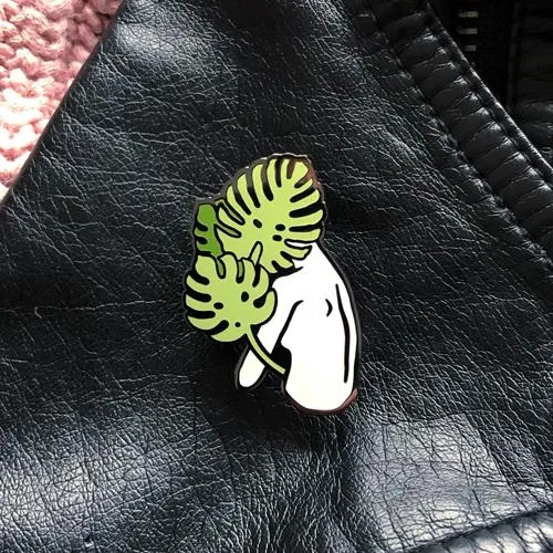 Monstera Woman · Enamel Pin