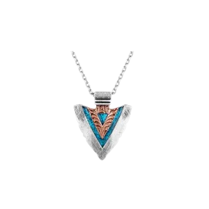 Montana Inner Light Arrowhead Turquoise Necklace