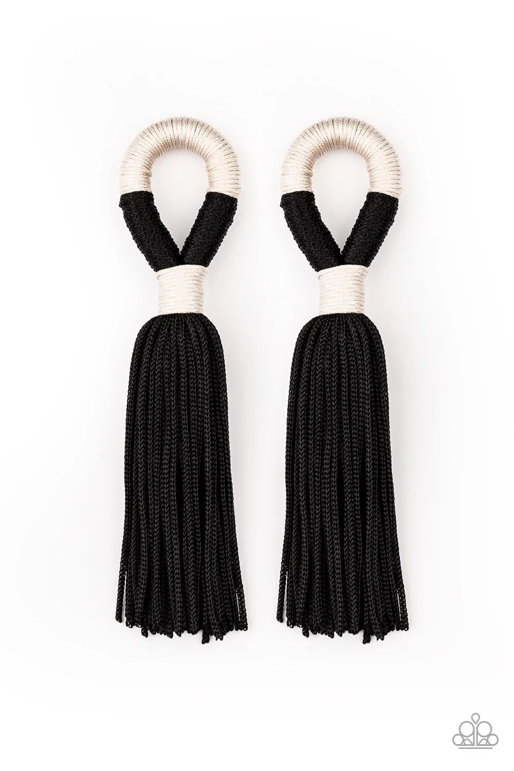 Moroccan Mambo Black-Earrings