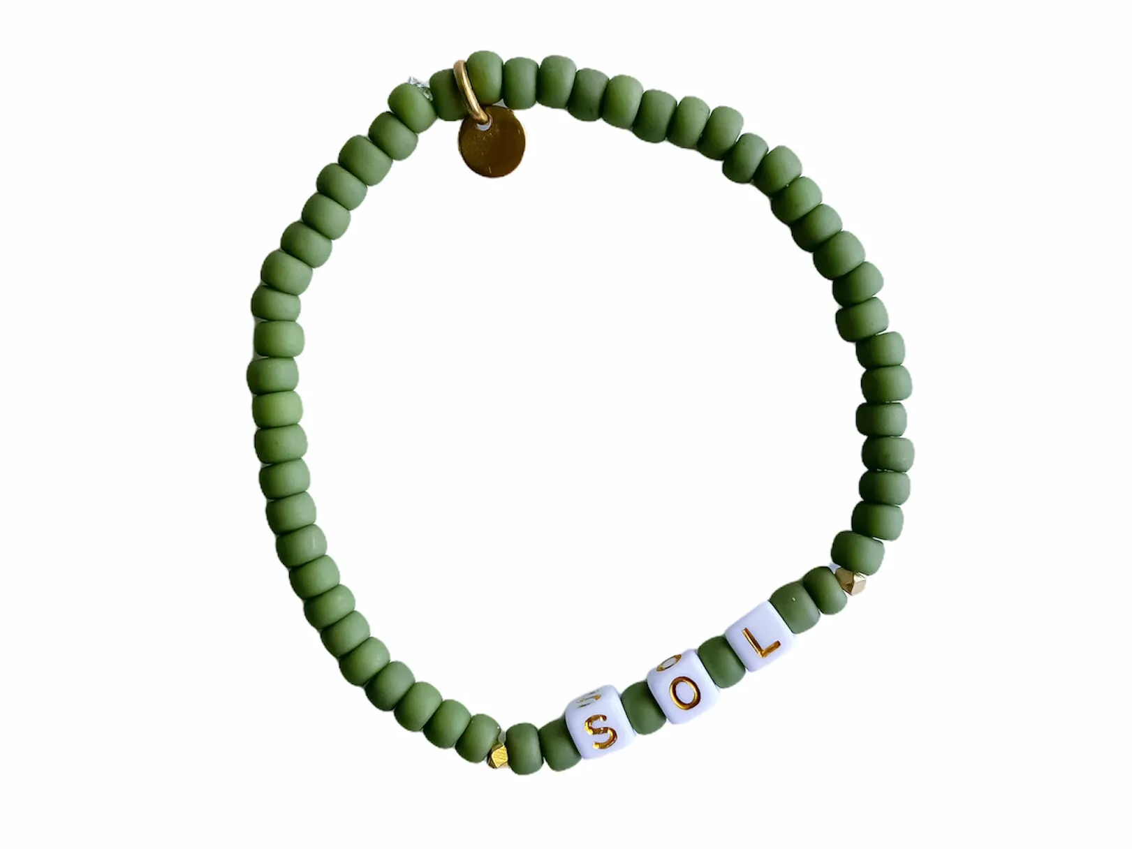 NOMBRE OLIVE thin bracelet